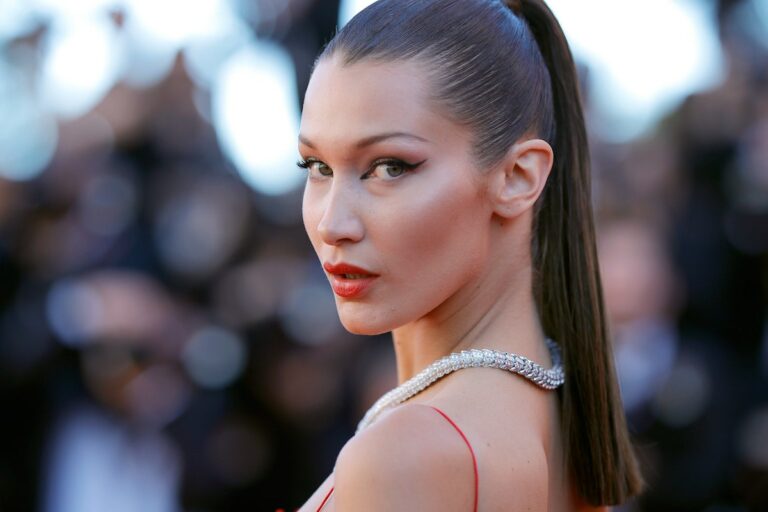 Bella Hadid at the red carpet